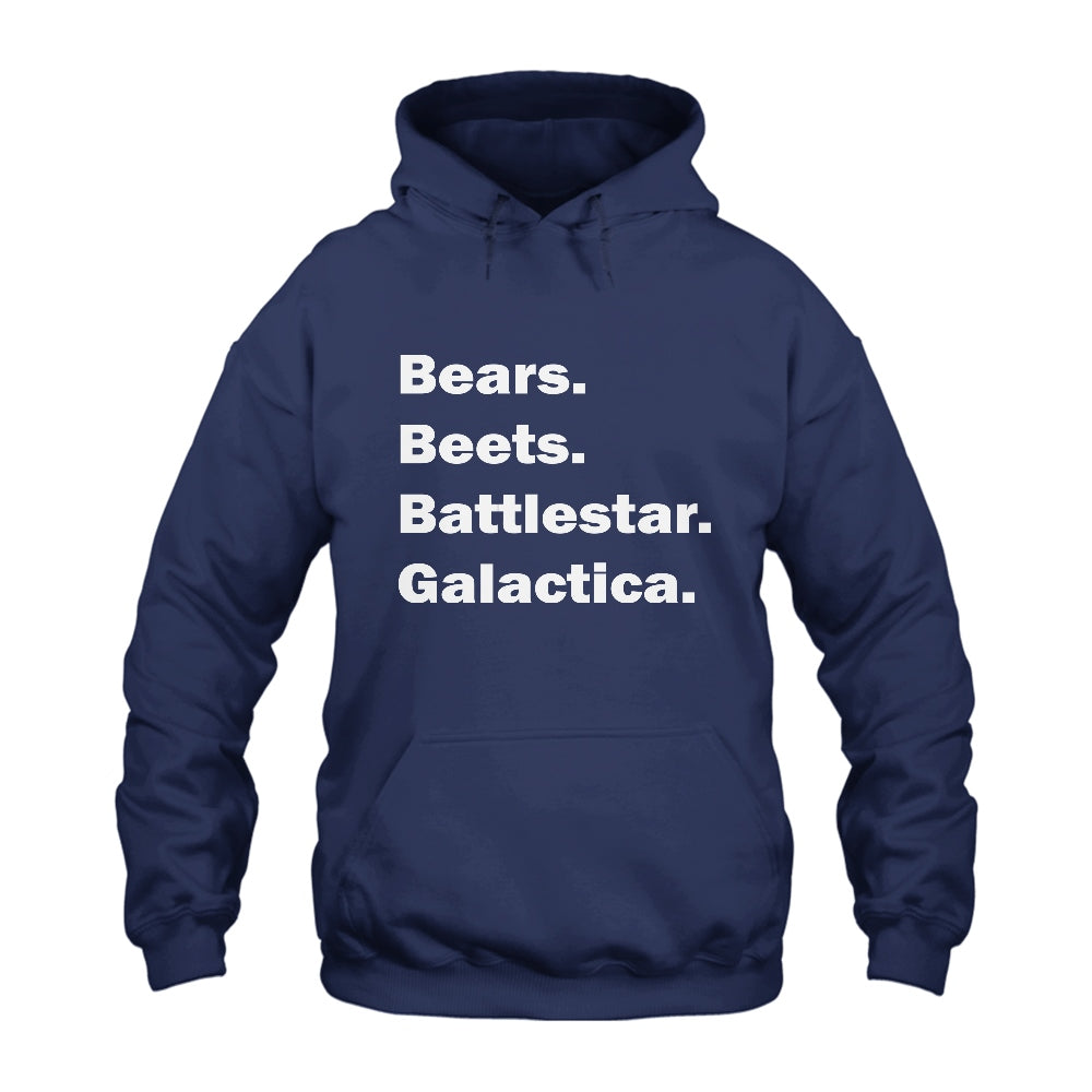 Bears Beets Battlestar Galactica Hoodie