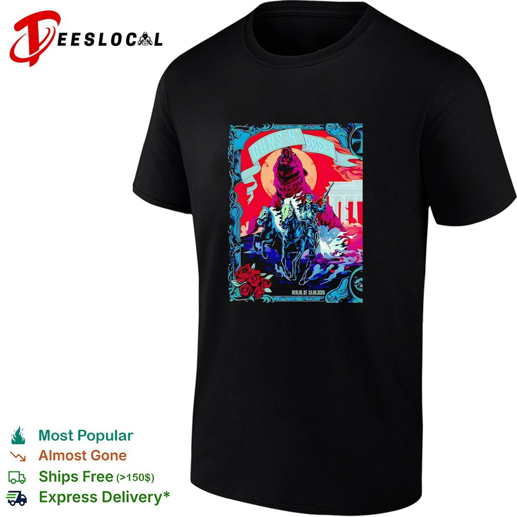 Bears Guns N Roses Berlin Germany Night at Uber Arena On 23 And 25 June 2026 shirt