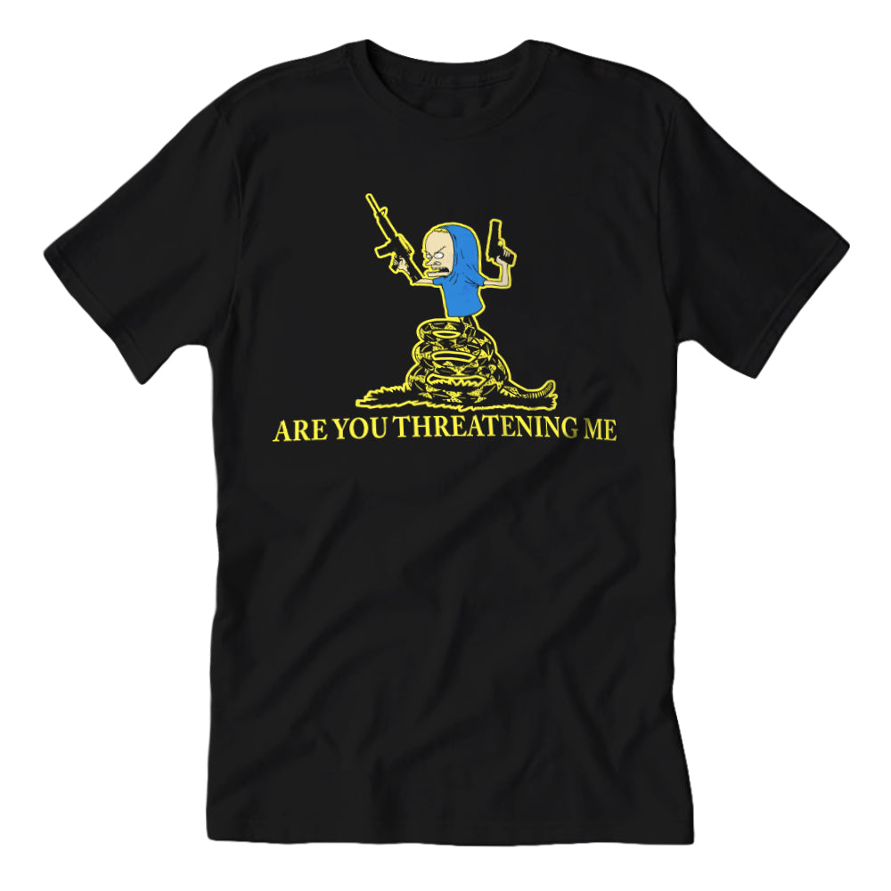 Beavis "Are You Threatening Me" T-Shirt Hoodie, Sweatshirt | CiraTrend.com (Image 1)