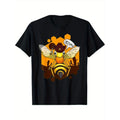 Beehaw Cowboy Bee Graphic Tee - Cotton T-Shirt for Youngsters & Adults, Perfect for Sports & Casual Wear Made in USA...