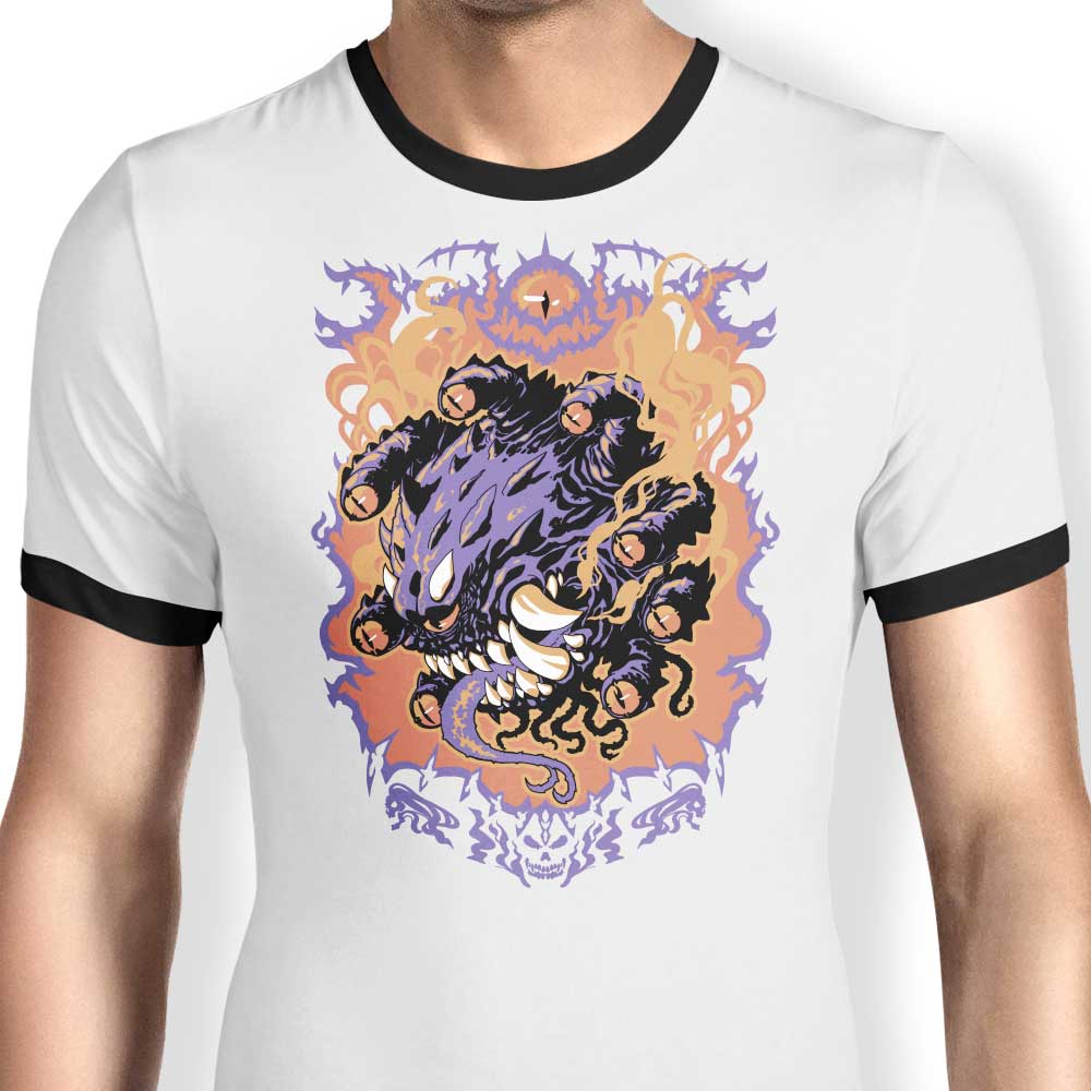 Beholder Attack - Ringer T-Shirt Hoodie, Sweatshirt | CiraTrend.com (Image 1)
