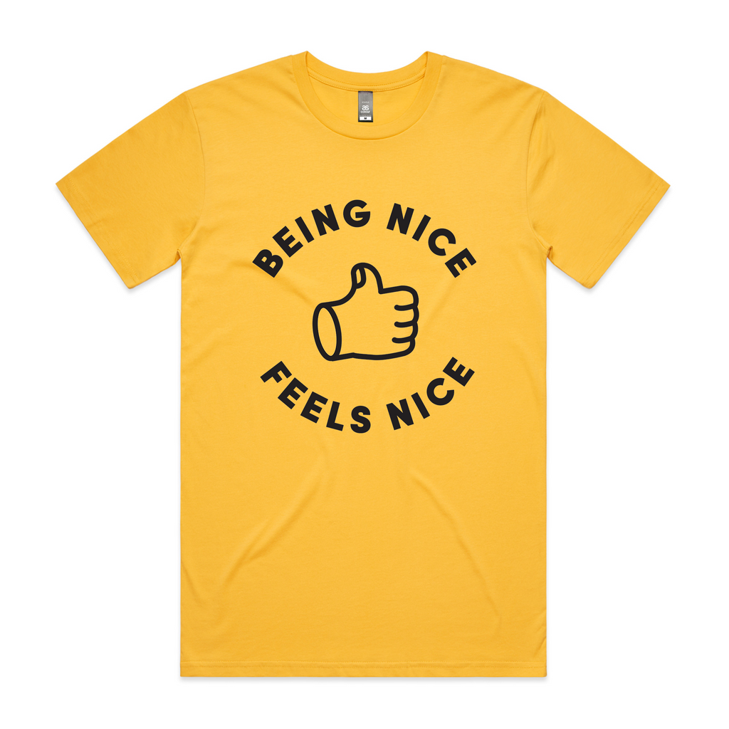 Being Nice Feels Nice Tee Hoodie, Sweatshirt | CiraTrend.com (Image 2)