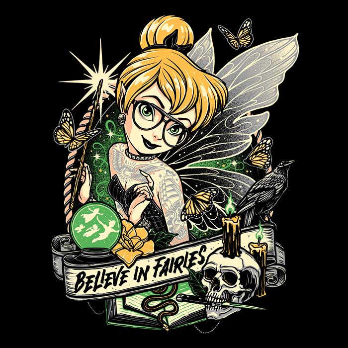 Believe in Fairies - Long Sleeve T-Shirt Hoodie, Sweatshirt | CiraTrend.com (Image 2)