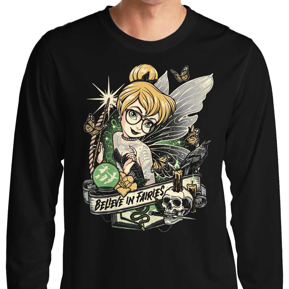 Believe in Fairies - Long Sleeve T-Shirt Hoodie, Sweatshirt | CiraTrend.com (Image 1)
