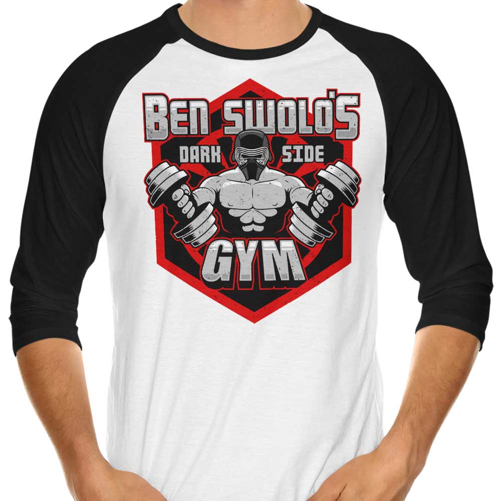 Ben Swolo's Gym - 3/4 Sleeve Raglan T-Shirt Hoodie, Sweatshirt | CiraTrend.com (Image 1)