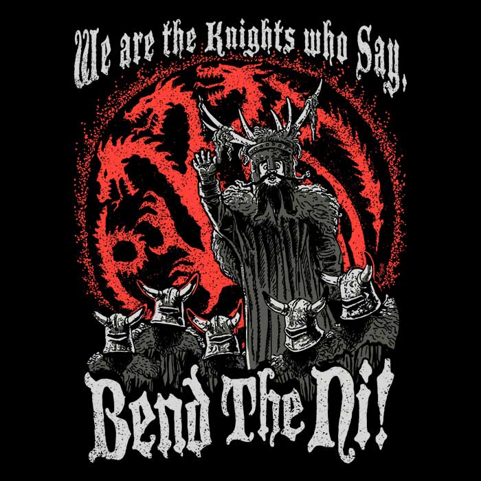 Bend the Ni (Alt) - Men's Apparel T-Shirts, Hoodie, Sweatshirt | CiraTrend.com (Image 3)