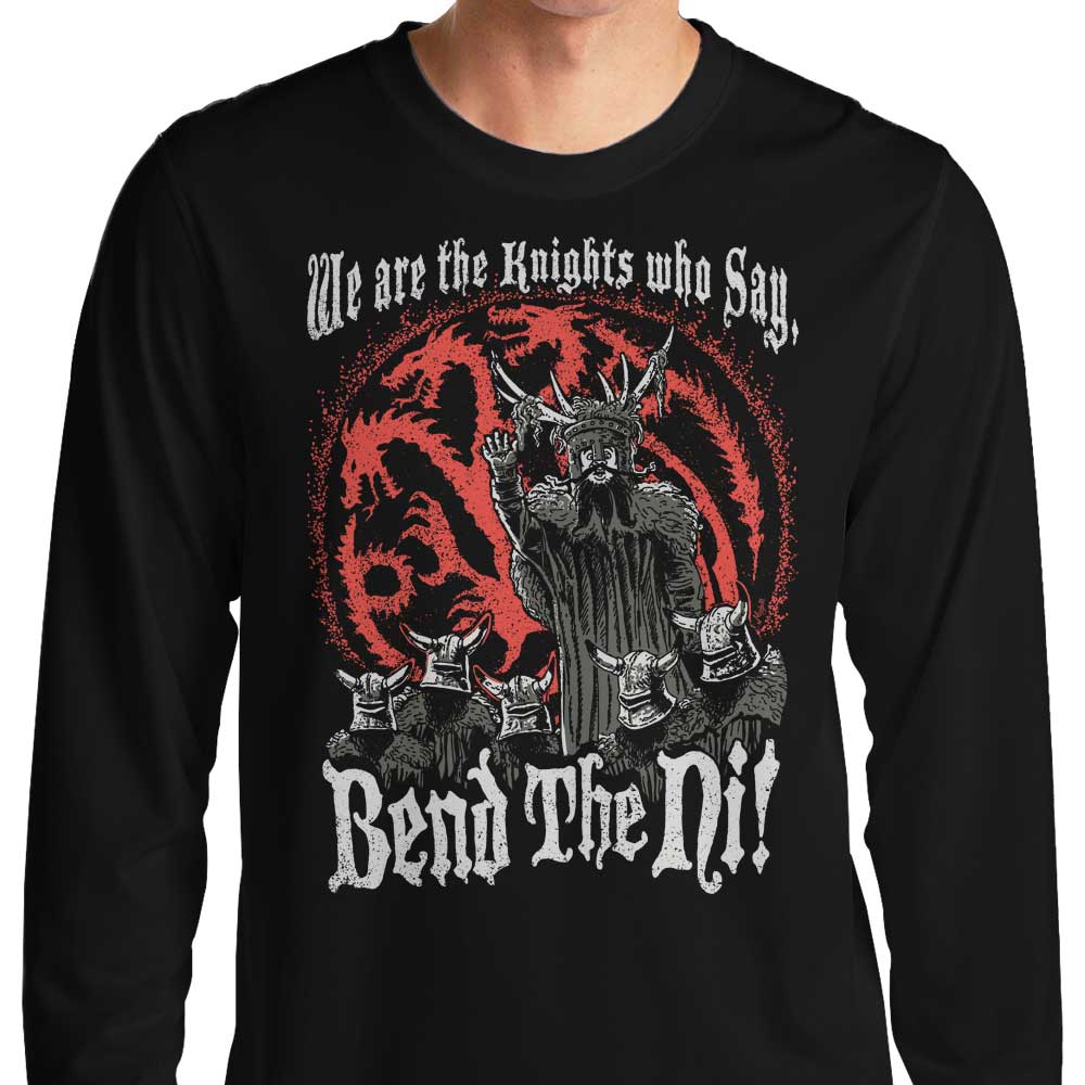 Bend the Ni (Alt) - Long Sleeve T-Shirt Hoodie, Sweatshirt | CiraTrend.com (Image 1)
