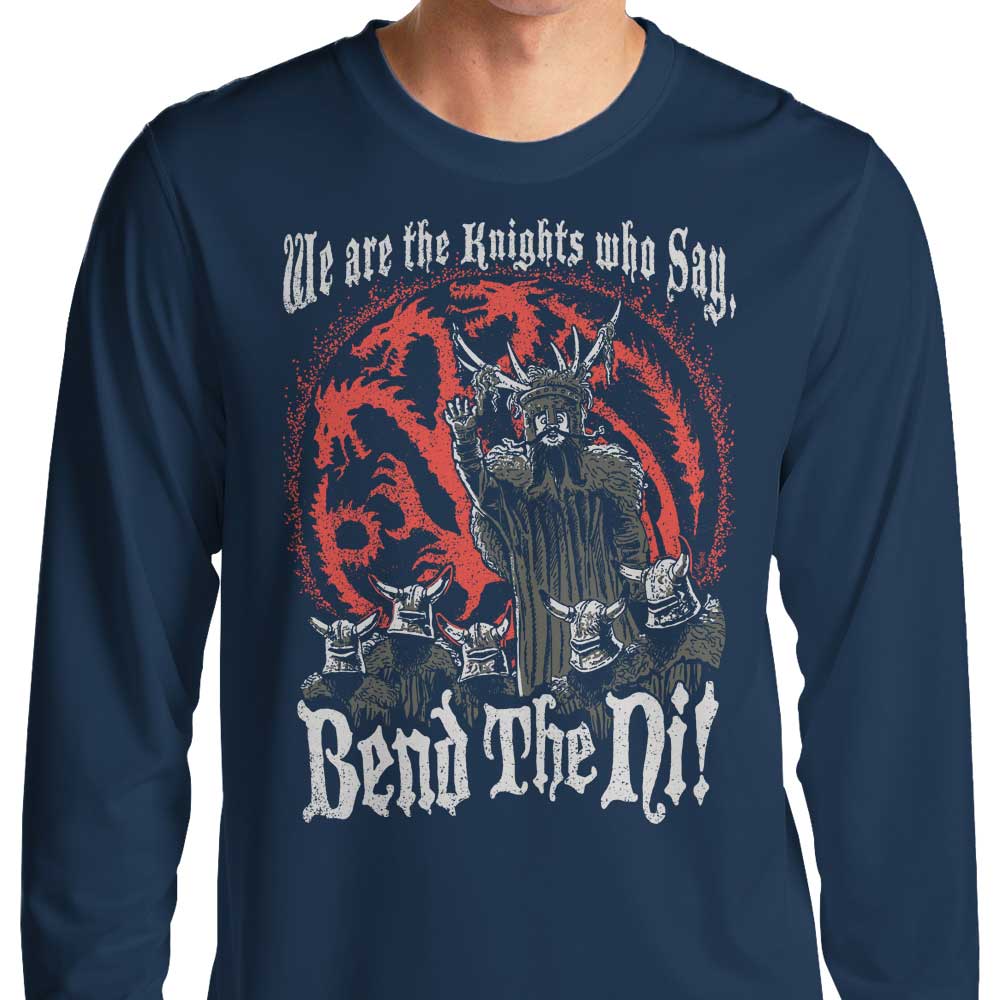 Bend the Ni (Alt) - Long Sleeve T-Shirt Hoodie, Sweatshirt | CiraTrend.com (Image 3)