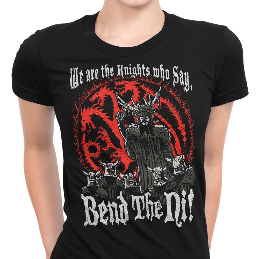 Bend the Ni (Alt) - Women's Apparel T-Shirts, Hoodie, Sweatshirt | CiraTrend.com (Image 1)