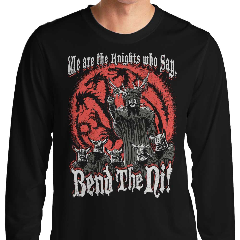 Bend the Ni - Long Sleeve T-Shirt Hoodie, Sweatshirt | CiraTrend.com (Image 1)