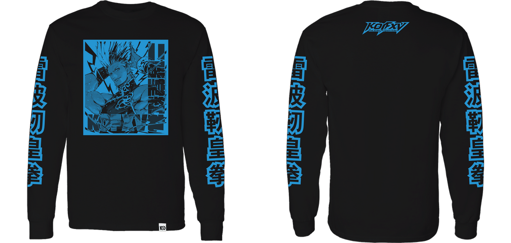 THE KING OF FIGHTERS - 'Benimaru' Long Sleeve Shirt - Black Hoodie, Sweatshirt | CiraTrend.com (Image 5)