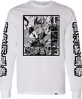 THE KING OF FIGHTERS - 'Benimaru' Long Sleeve Shirt - White Hoodie, Sweatshirt | CiraTrend.com (Image 1)