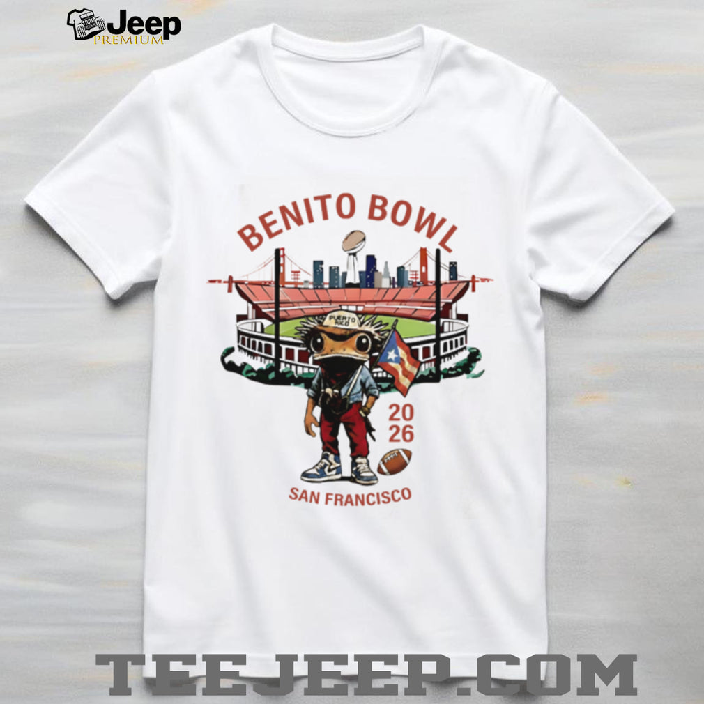 Benito Bowl San Francisco 2026 Puerto Rico Frog Streetwear Tee