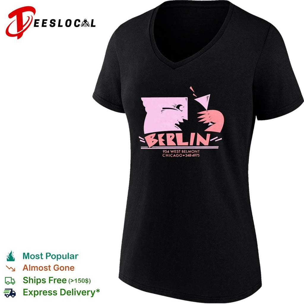 Berlin Chicago nightclub wordmark shirt