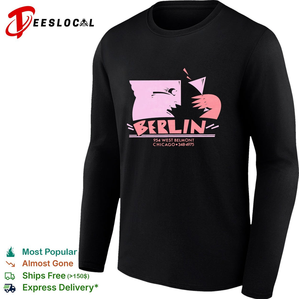 Berlin Chicago nightclub wordmark shirt