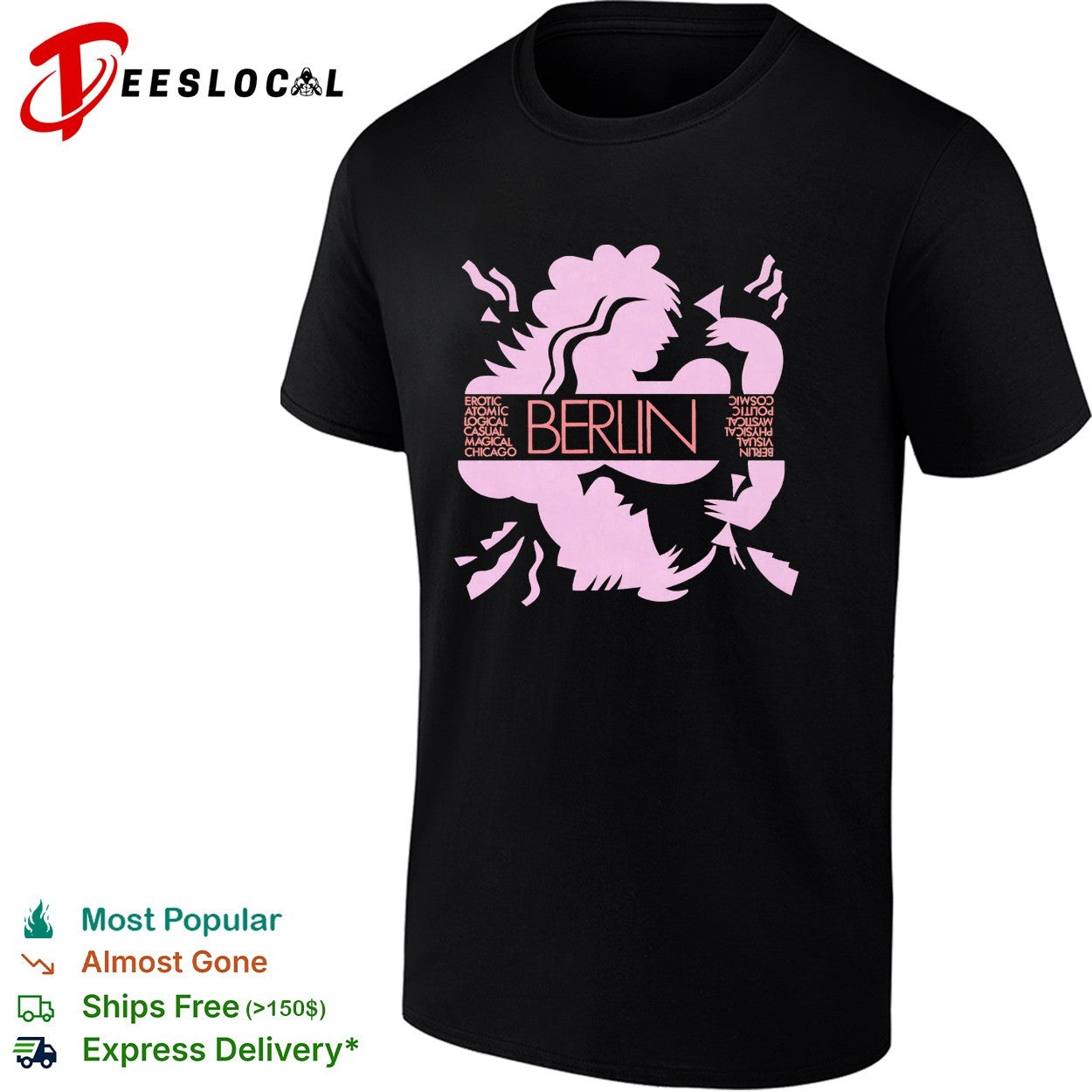 Berlin nightclub abstract shirt