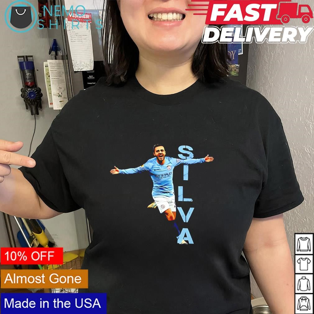 Bernardo Silva Manchester City footballer shirt