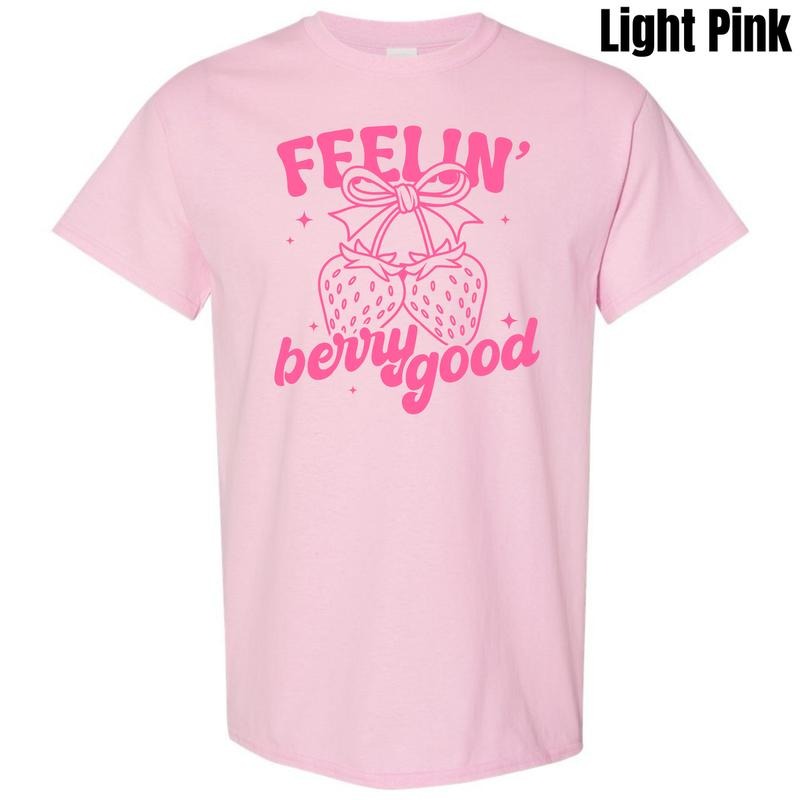 Berry Good Feelin Gildan Short Sleeve T-Shirt 'NLB' Hoodie, Sweatshirt | CiraTrend.com