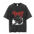 Berserk Guts Manga Harajuku Oversized Streetwear Anime Graphic Tee Shirt Menswear Top Underwear Crewneck Hoodie, Sweatshirt