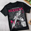 Berserk T-shirt Strip Guts Berserker Armour Horror Anime Gift Tee Shirt All Size Hoodie, Sweatshirt | CiraTrend.com