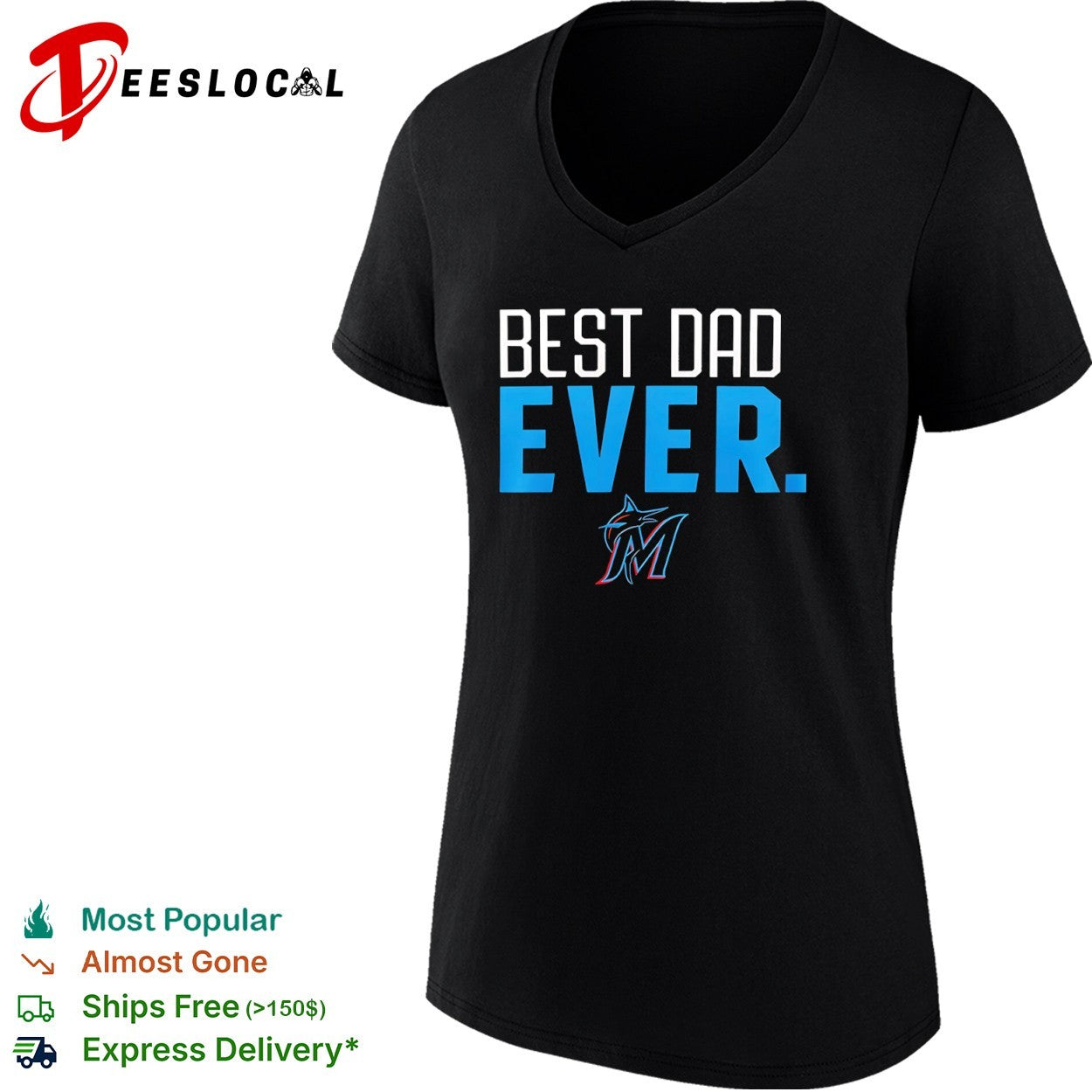 Dad Ever Miami Marlins Major League Baseball MLB Shirt