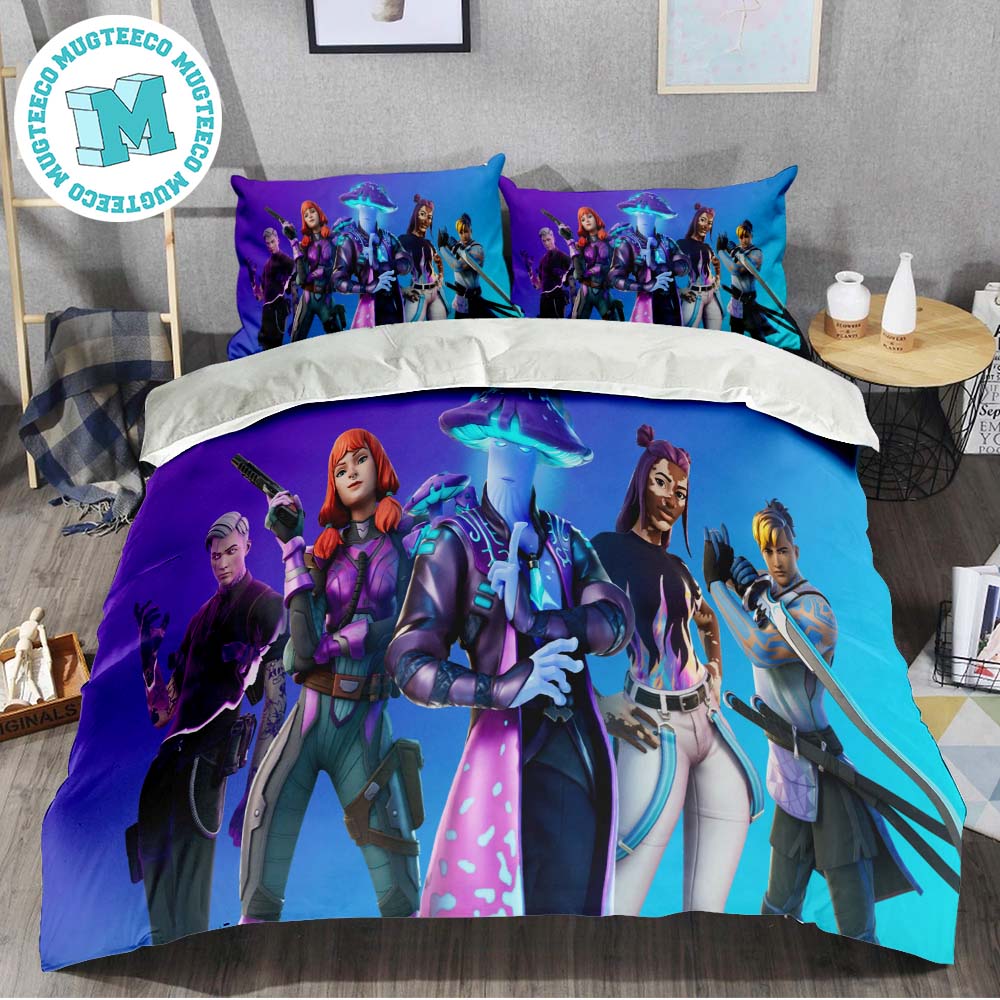 Fortnite 5 Characters Bedding Set Twin