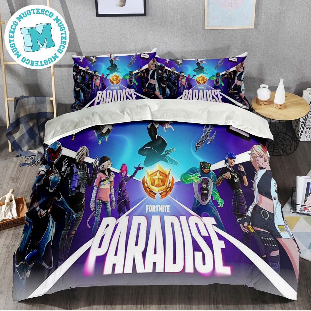 Fortnite Paradise Chapter 3 Season 4 Bedding Set Twin