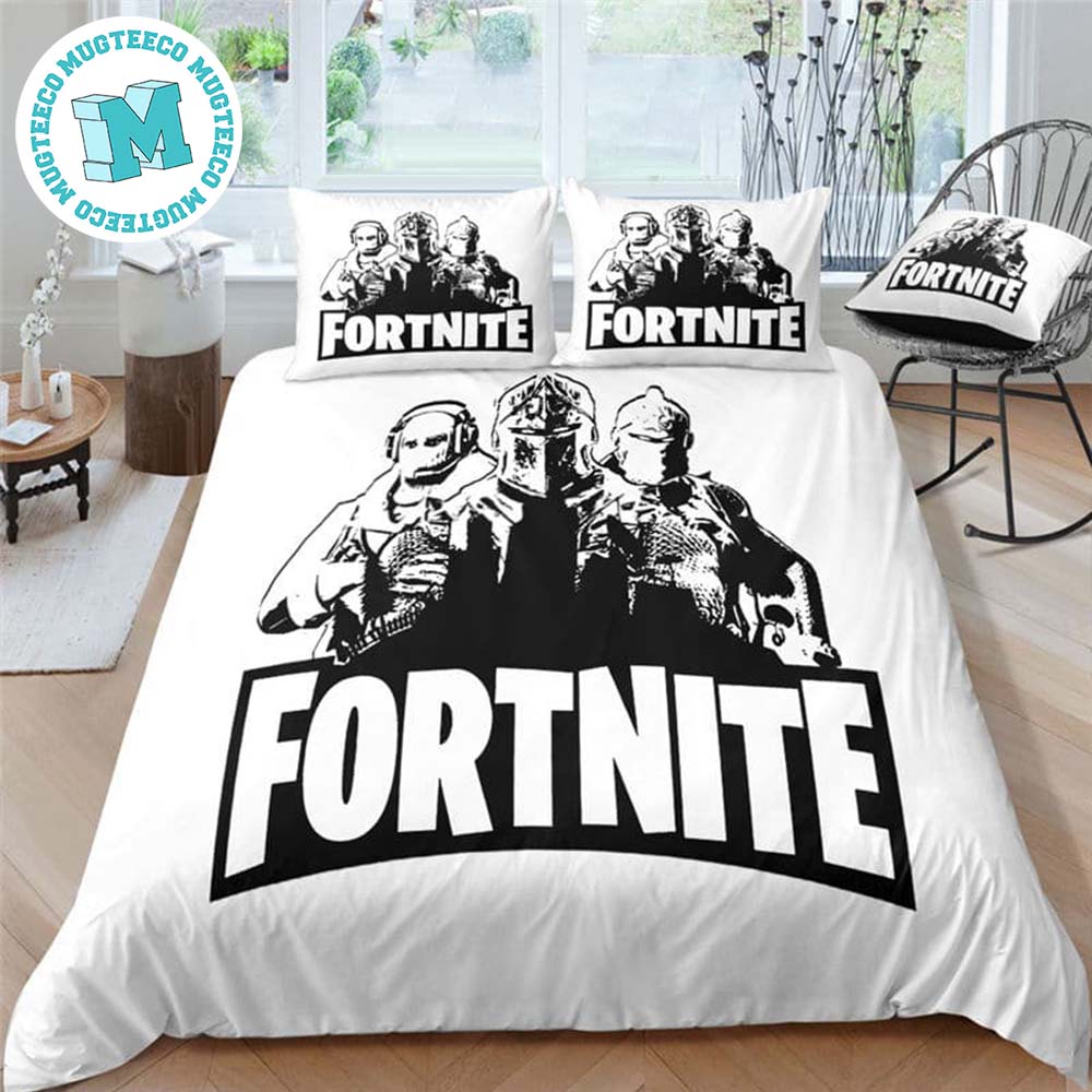Fortnite Season 2 In White Background Bedding Set Twin