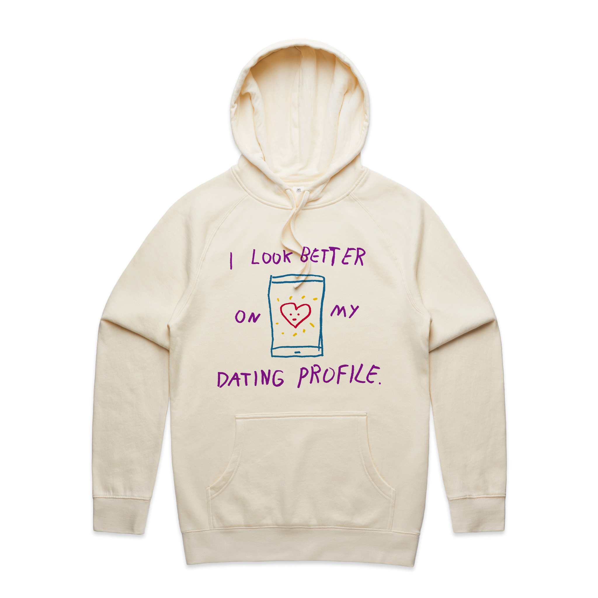 Better On My Dating Profile Hoodie T-Shirts, Sweatshirt | CiraTrend.com (Image 1)