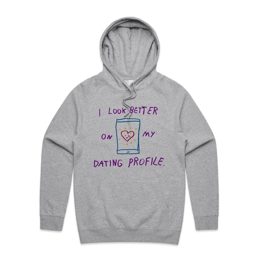 Better On My Dating Profile Hoodie T-Shirts, Sweatshirt | CiraTrend.com (Image 4)