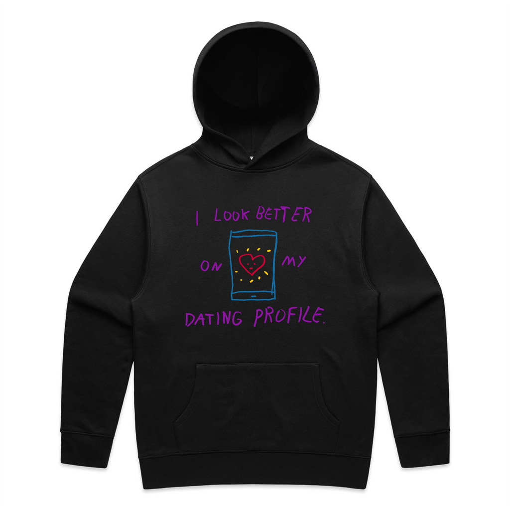 Better On My Dating Profile Hoodie T-Shirts, Sweatshirt | CiraTrend.com (Image 5)