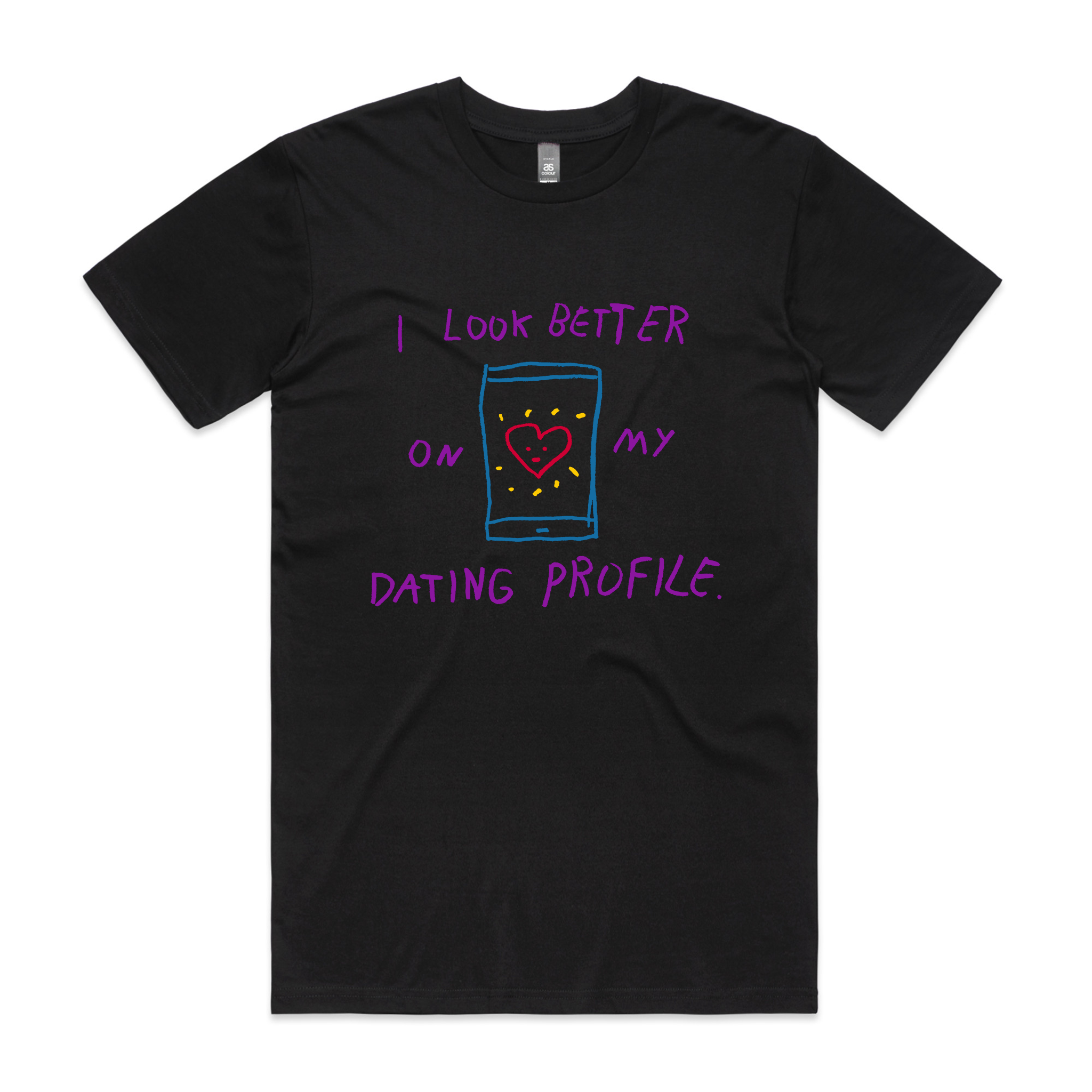 Better On My Dating Profile Tee Hoodie, Sweatshirt | CiraTrend.com (Image 1)