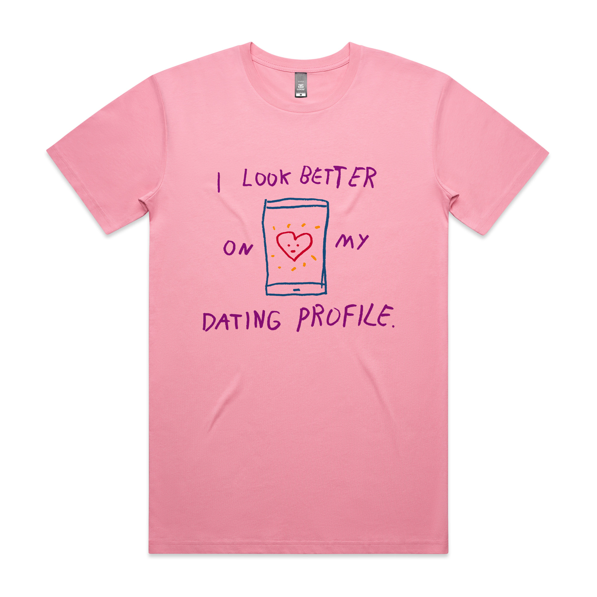 Better On My Dating Profile Tee Hoodie, Sweatshirt | CiraTrend.com (Image 4)