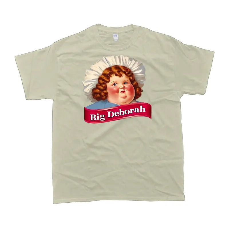Big Deborah Shirt, Girl Retro Tshirt, Funny Shirt, Girl's Gift, women's tshirt, women's clothes Casual Cotton Hoodie,...