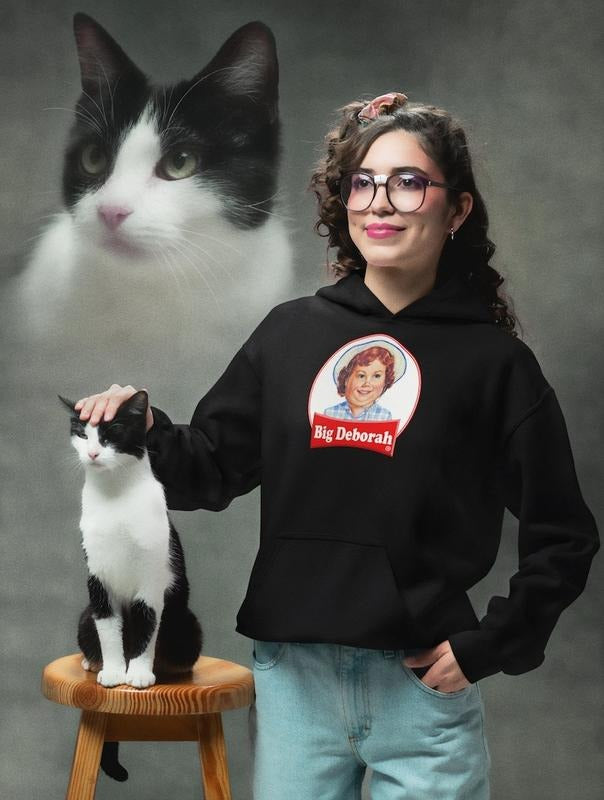 Big Deborah Unisex Pullover Hoodie Cotton Fabric T-Shirts, Sweatshirt | CiraTrend.com