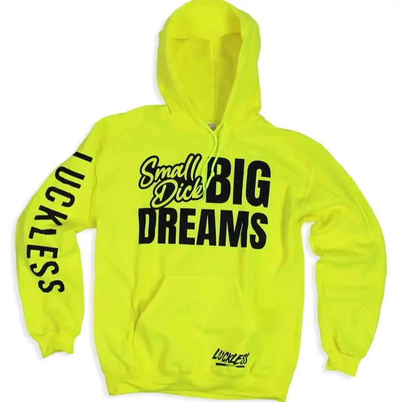 Big Dreams Hoodie | Neon Yellow T-Shirts, Sweatshirt | CiraTrend.com