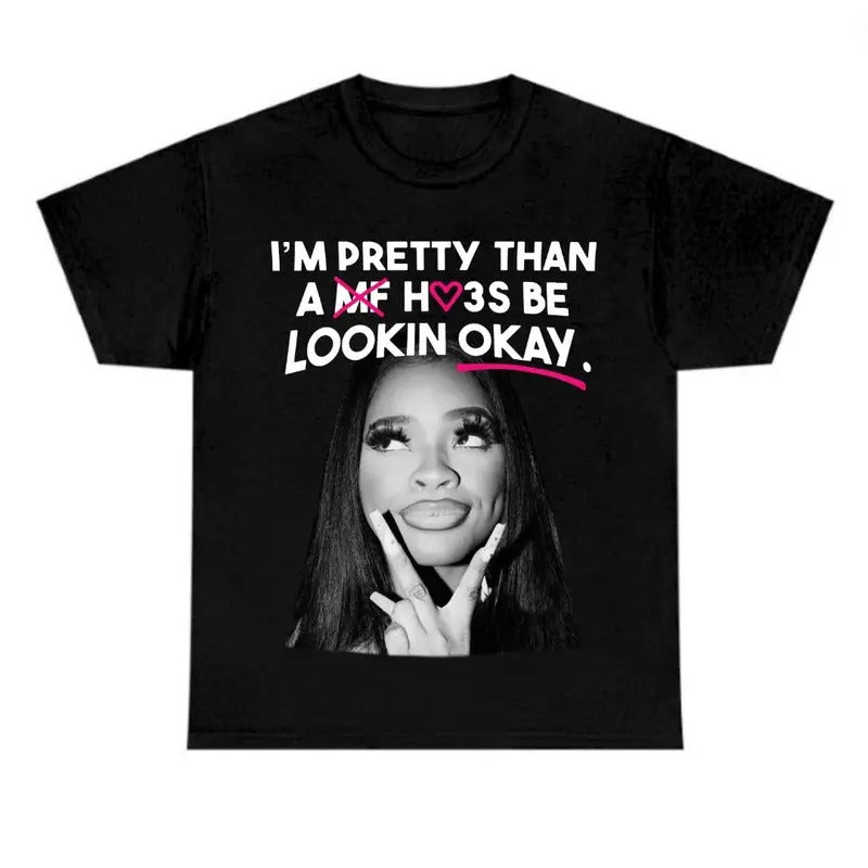 Big Face JT Okay Black Tee Gift Shirt - Men's T-Shirt - Classic Hoodie, Sweatshirt | CiraTrend.com