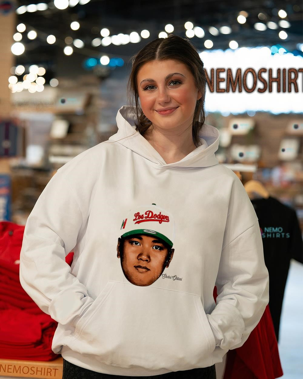 Big Face Shohei Ohtani Los Dodgers baseball shirt