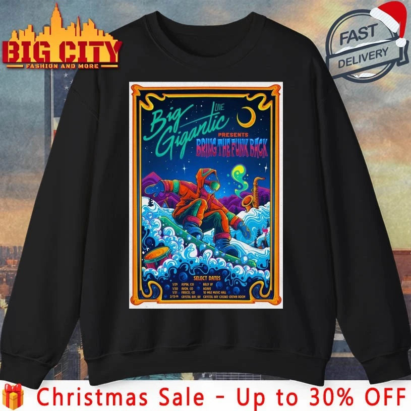 Big Gigantic Bring The Funk Back 2026 Tour Poster shirt