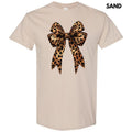 Big Leopard Bow Gildan Short Sleeve T-Shirt 'NLB' Hoodie, Sweatshirt | CiraTrend.com