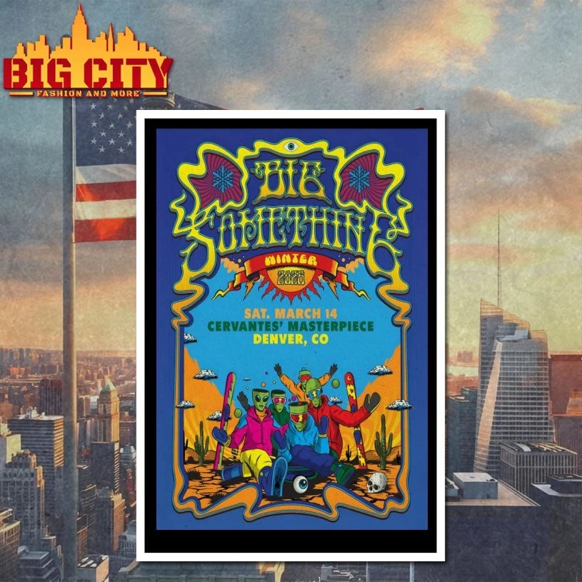Big Something Tour Denver On Mar 14 2026 Poster shirt