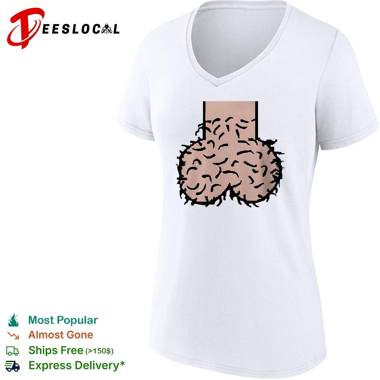 Big scrotum funny shirt