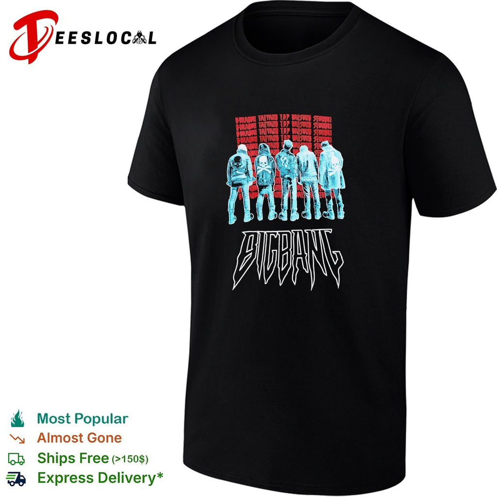 Bigbang G Dragon Taeyang T O P Daesung Seungri skull jackets shirt