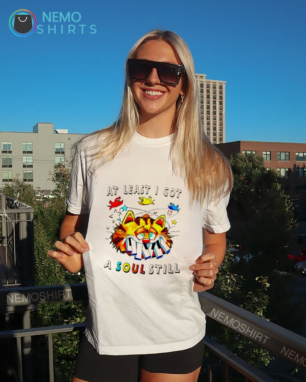 Bill the Cat Bloom Countyat least i got a soul still shirt