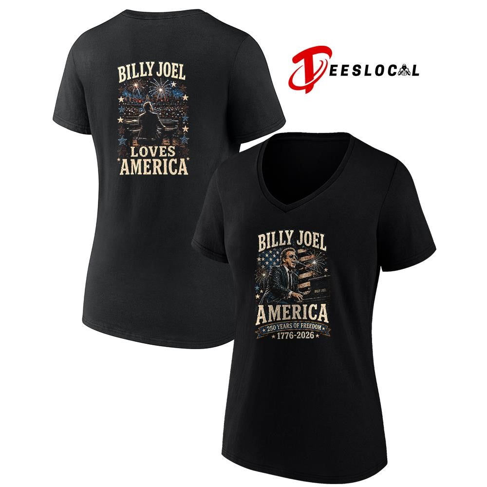 Billy Joel America 250 years of freedom graphic shirt
