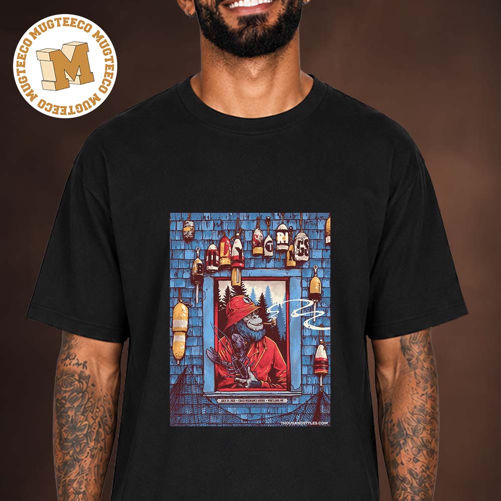 Billy Strings Portland ME 2026 Event Poster At Cross Insurance Arena Night 1 On July 24 2026 Unisex T Shirt