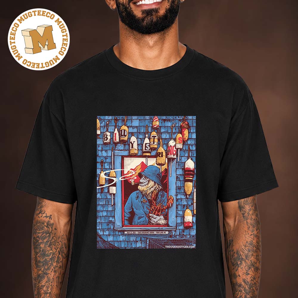 Billy Strings Portland ME 2026 Event Poster At Cross Insurance Arena On July 25 2026 Unisex T Shirt