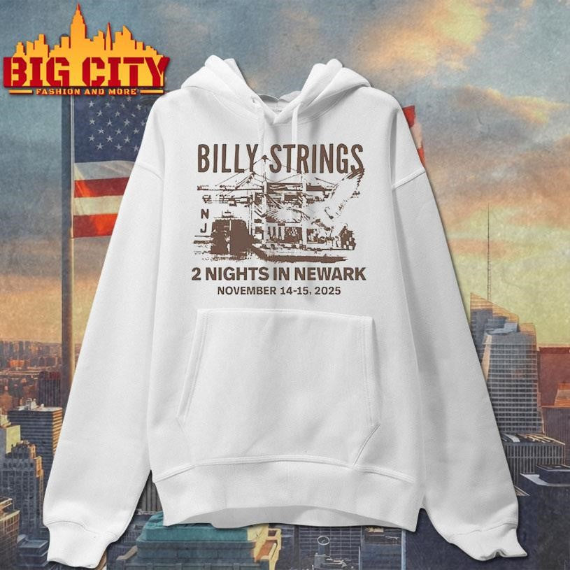 Billy Strings Prudential Center Newark, NJ Nov 14-15 2025 Shirt