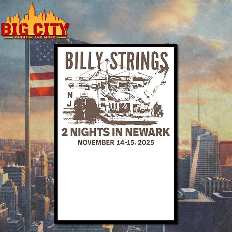 Billy Strings Prudential Center Newark, NJ Nov 14-15 2025 Shirt