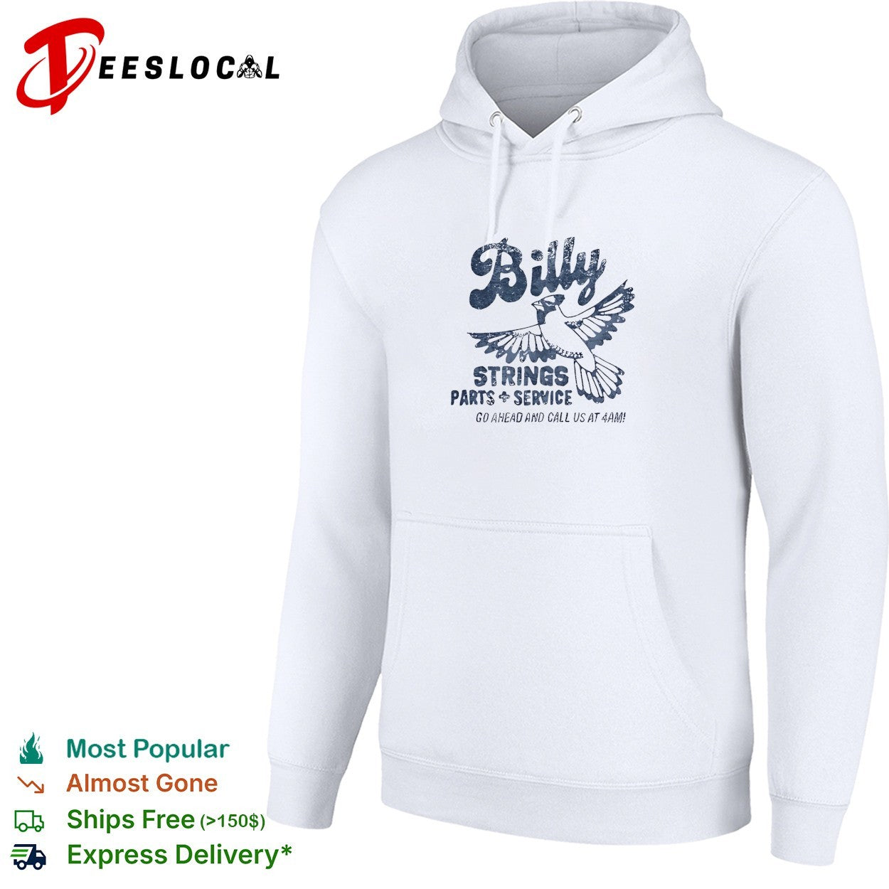 Billy Strings parts and service dove shirt